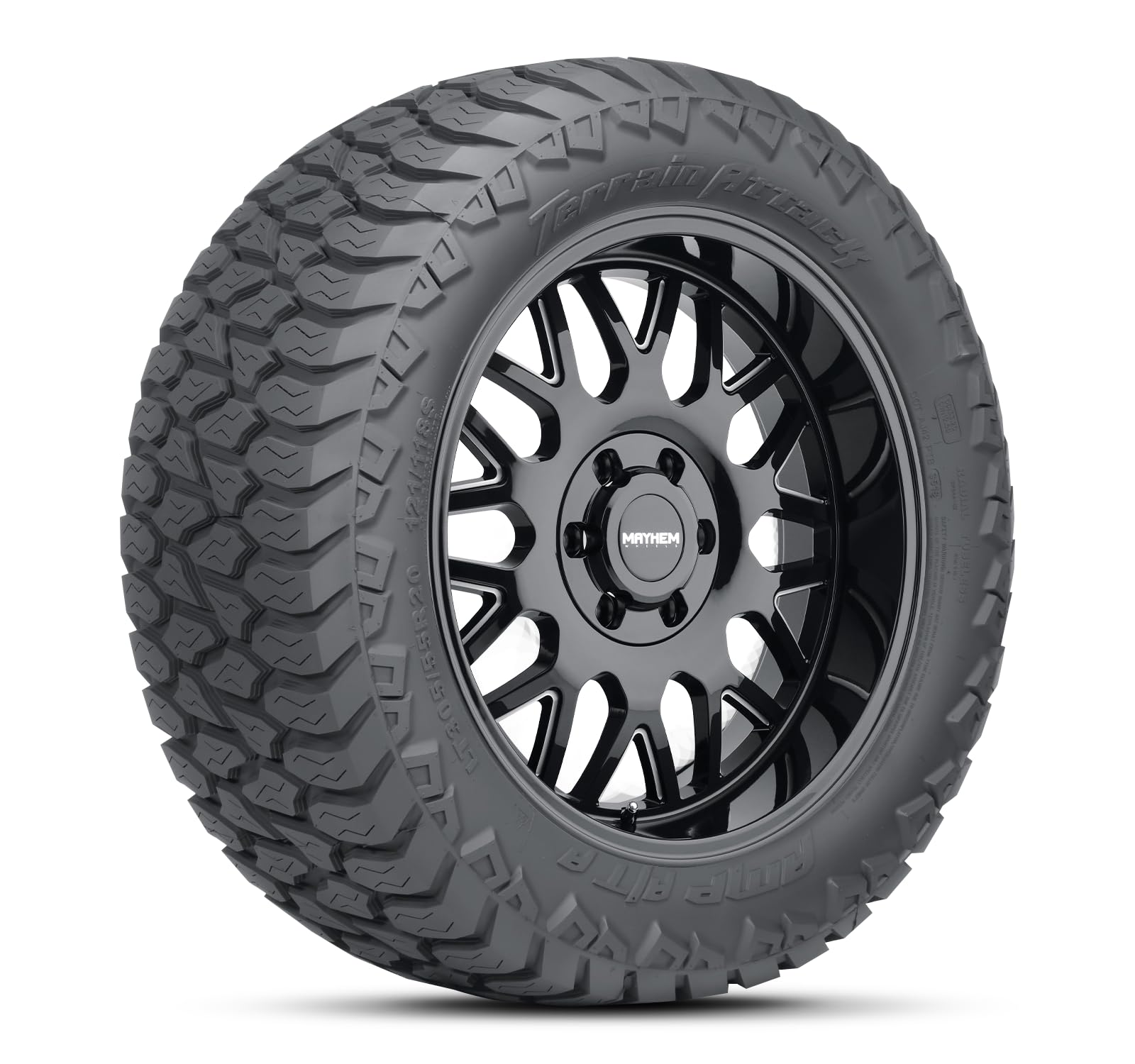 265/50R20 Amp Terrain Attack　4本 Amp Terrain Attack A/T A All Terrain LT265/50R20 115/112S E Light